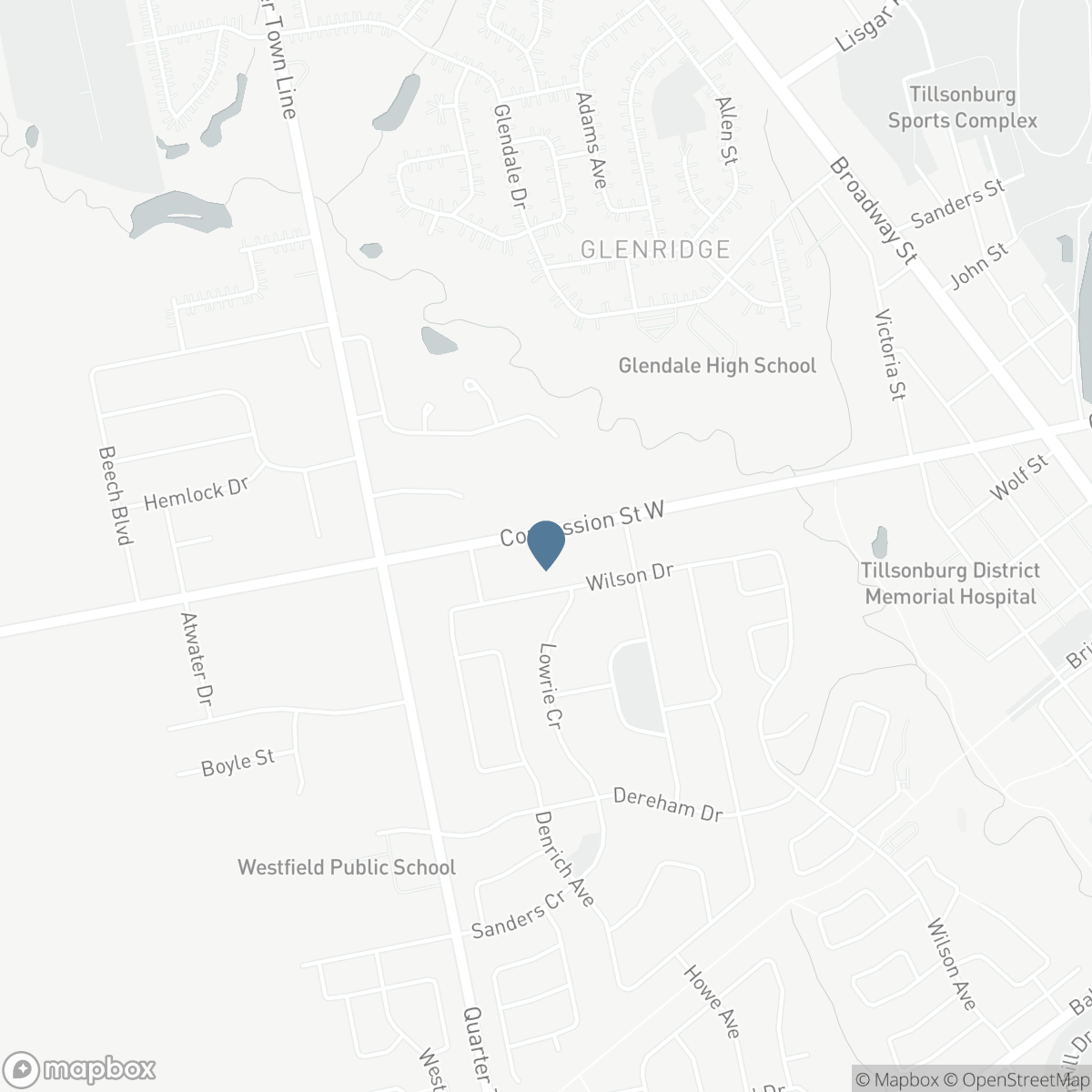 105 CONCESSION STREET W, Tillsonburg, Ontario N4G 1R8